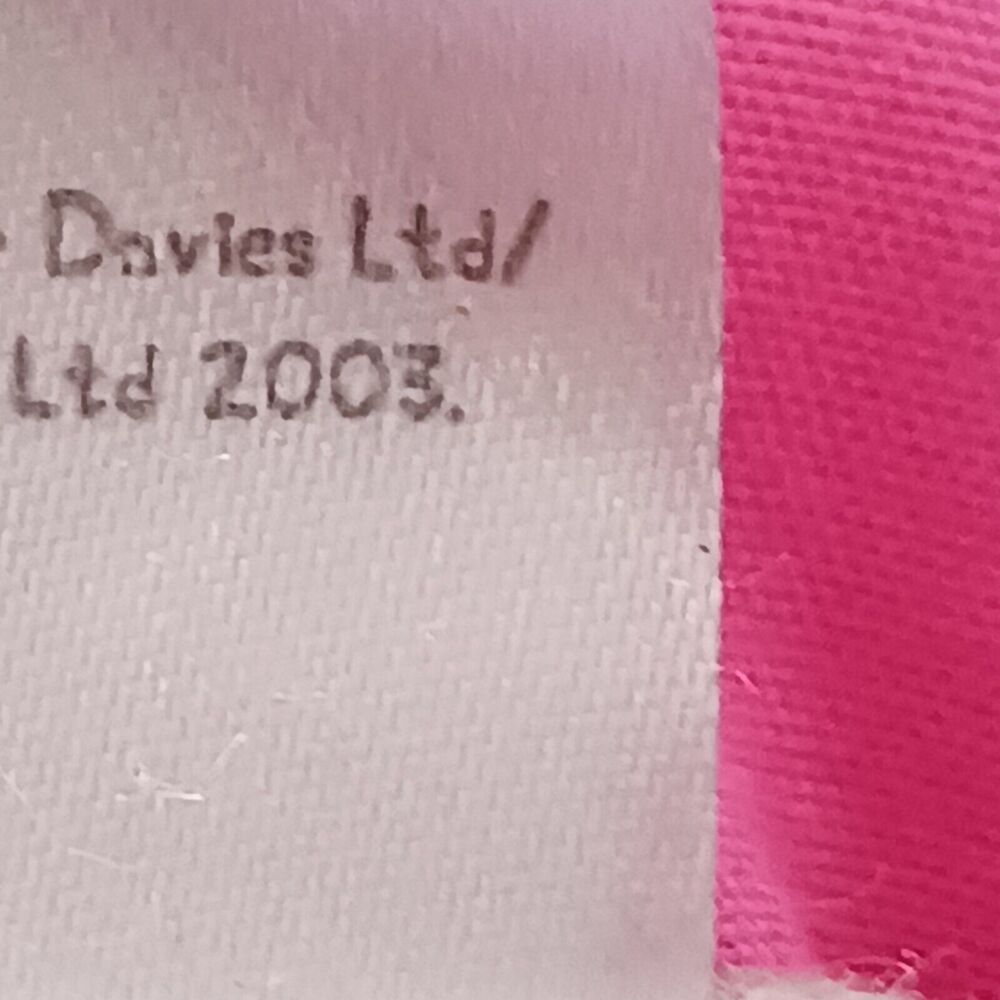 2003 PEPPA PIG & UNICORN Twin Comforter Pink & Rainbow Reversible 71x 81.5 Vntg - Picture 7 of 16